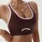 Seamless Breathable Sports Bra Shockproof Push Up Workout Crop Top