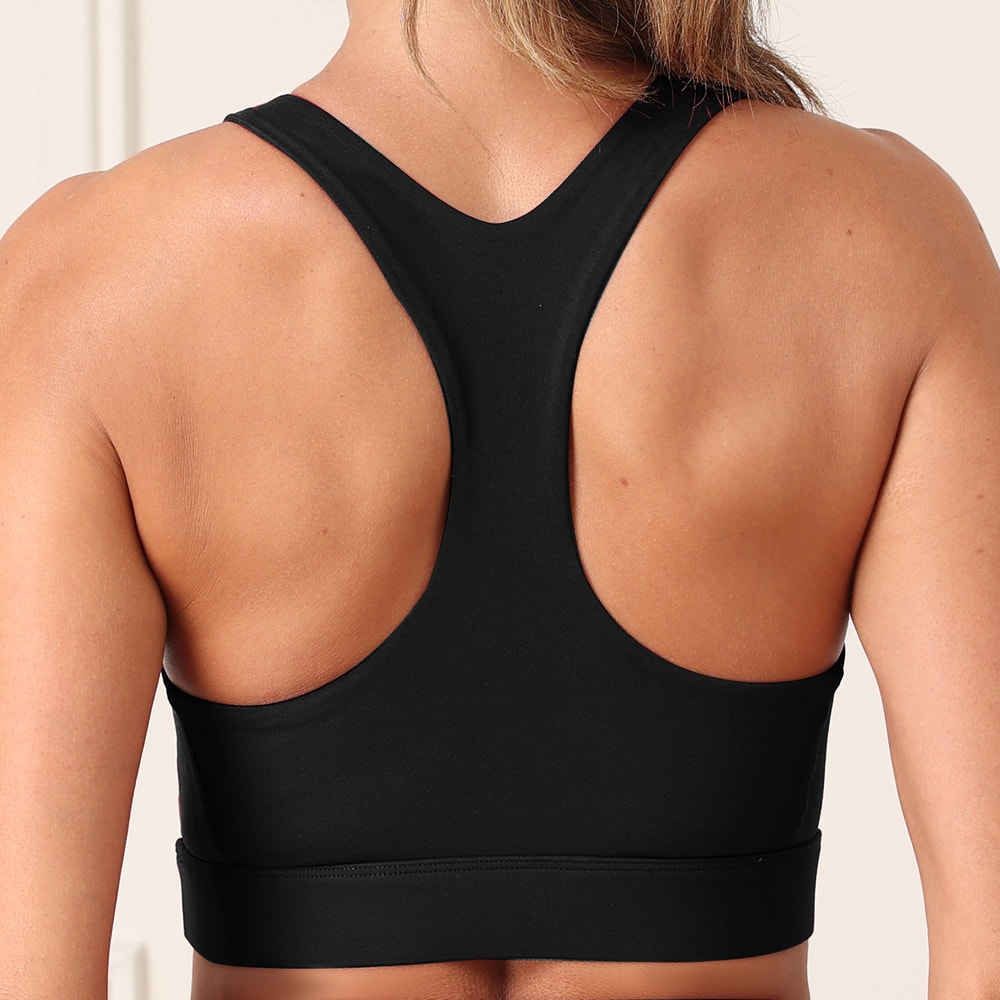 Womens Stretch Yoga Sports Bra Tank Top With Removable Pads TBack Activewear 4