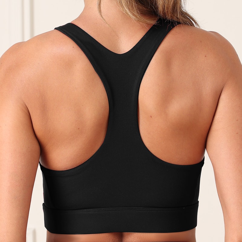 Womens Stretch Yoga Sports Bra Tank Top With Removable Pads TBack Activewear 4