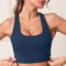 Womens Stretch Yoga Sports Bra Tank Top With Removable Pads TBack Activewear 7