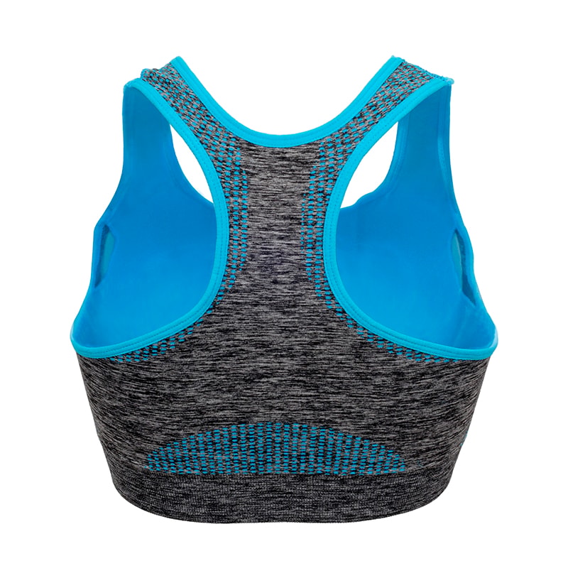Shockproof Quick Dry Seamless Fitness Bra Crop Top For Women Padded Gym Yoga Support 1