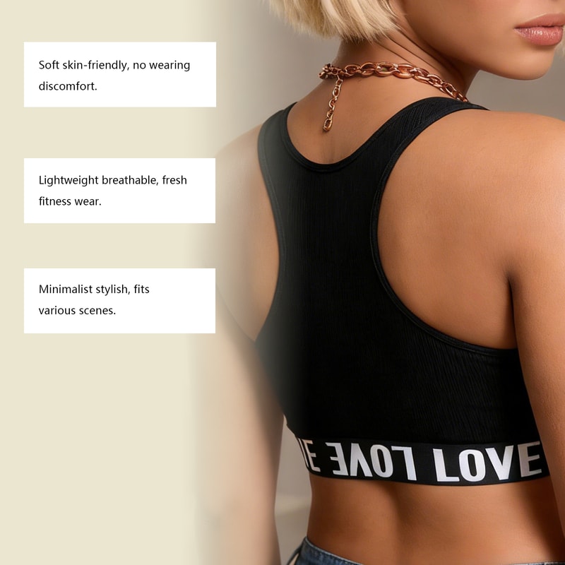 High Support Breathable Sports Bra Lightweight Push Up Support Bra for Gym & Everyday