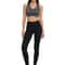 Womens High Support Mesh Racerback Sports Bra – Breathable Quick Dry Gym & Yoga Top