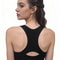 Womens High Support Mesh Racerback Sports Bra – Breathable Quick Dry Gym & Yoga Top