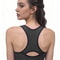 Womens High Support Mesh Racerback Sports Bra – Breathable Quick Dry Gym & Yoga Top