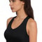 Womens High Support Mesh Racerback Sports Bra – Breathable Quick Dry Gym & Yoga Top