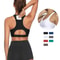 Breathable Sports Bra Seamless Yoga Bra – Shockproof Push Up Fitness Crop Top