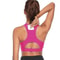 Breathable Sports Bra Seamless Yoga Bra – Shockproof Push Up Fitness Crop Top