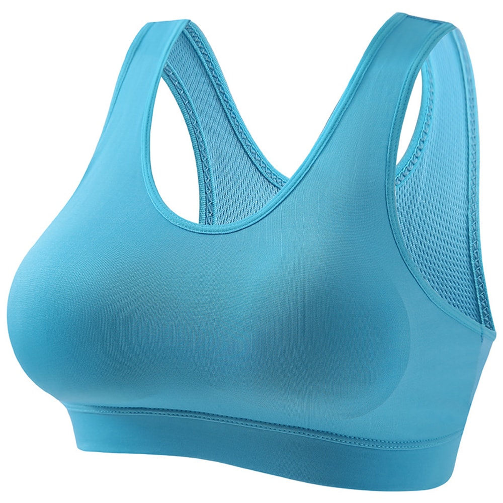 High Support Womens Breathable Sports Bra Vest – Shockproof Yoga & Gym Top