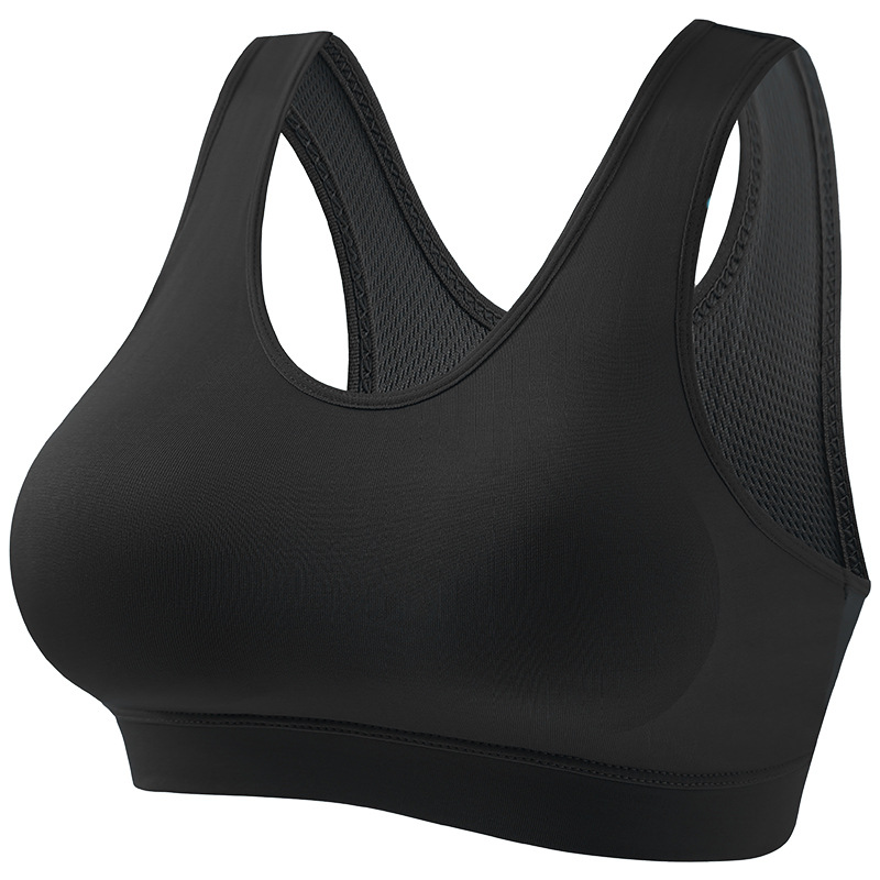 High Support Womens Breathable Sports Bra Vest – Shockproof Yoga & Gym Top