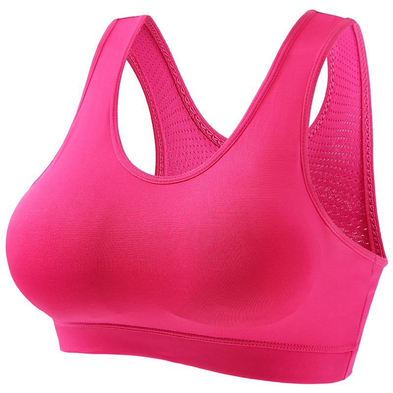 High Support Womens Breathable Sports Bra Vest – Shockproof Yoga & Gym Top