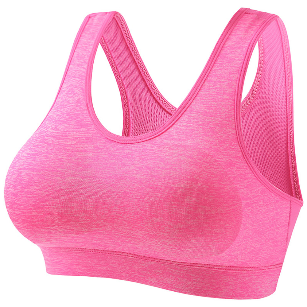 High Support Womens Breathable Sports Bra Vest – Shockproof Yoga & Gym Top