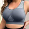 CurveFit Plus Size Seamless Yoga Bra Push Up Workout Top Racerback U Neck 2