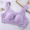 Plus Size Comfort Cotton Sleep Bra Wireless Removable Padding Support 8
