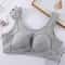 Plus Size Comfort Cotton Sleep Bra Wireless Removable Padding Support 6