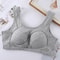 Plus Size Comfort Cotton Sleep Bra Wireless Removable Padding Support 6