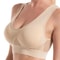 Plus Size Wireless Sports Bra Seamless Mesh Workout Support Bra 7