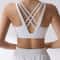 Womens Seamless Yoga & Shockproof Gym Bra – High Support Fitness Crop Top