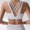 Womens Seamless Yoga & Shockproof Gym Bra – High Support Fitness Crop Top