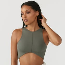 womens shockproof gym & fitness yoga crop top – supportive sports vest
