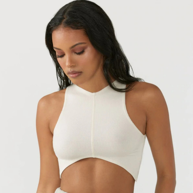 Womens Shockproof Gym & Fitness Yoga Crop Top – Supportive Sports Vest