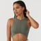 Womens Shockproof Gym & Fitness Yoga Crop Top – Supportive Sports Vest