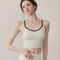 Polka Dot Seamless Sports Bra for Women – Supportive Yoga & Fitness Activewear