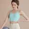 Polka Dot Seamless Sports Bra for Women – Supportive Yoga & Fitness Activewear