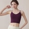 Polka Dot Seamless Sports Bra for Women – Supportive Yoga & Fitness Activewear