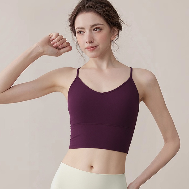 Polka Dot Seamless Sports Bra for Women – Supportive Yoga & Fitness Activewear
