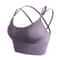 Womens Cross Back Quick Dry High Support Yoga Running Sports Bra 6