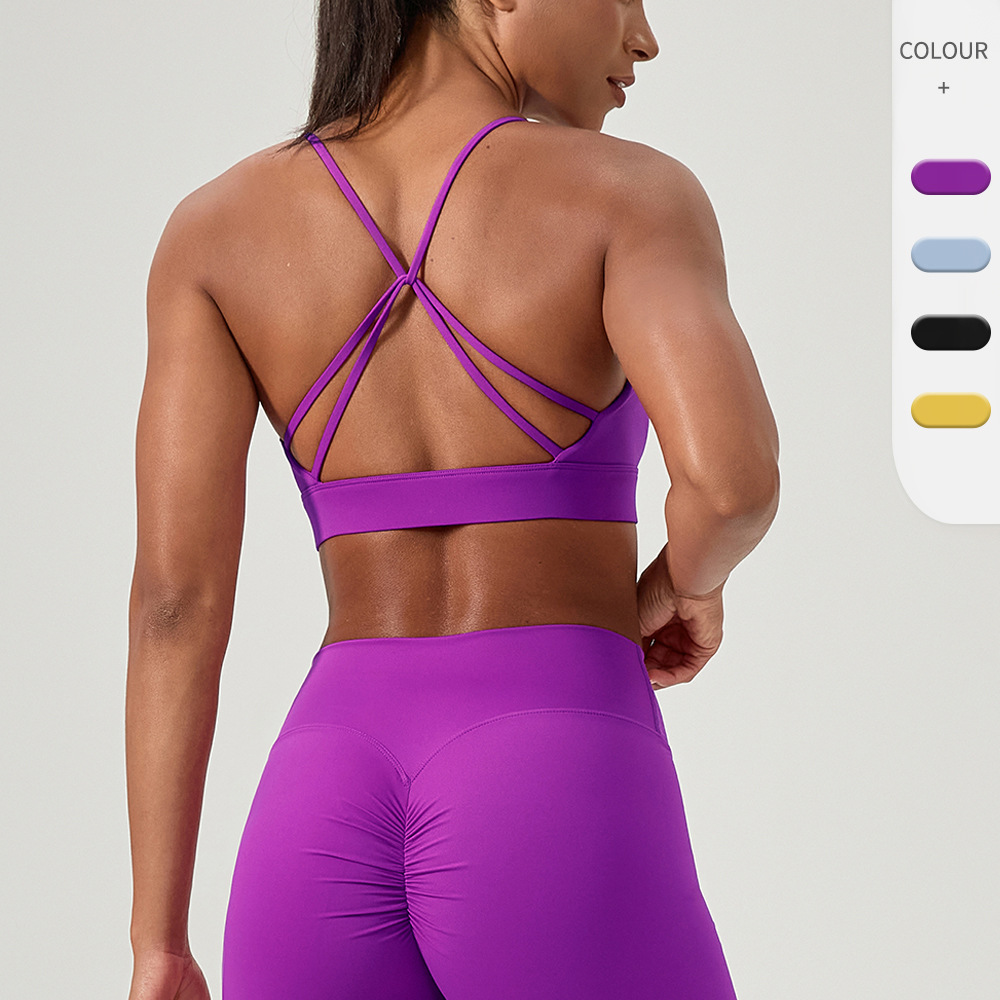 Premium High Support Yoga Bra – Shock Absorbing Sports Bra for Women Fitness & Running