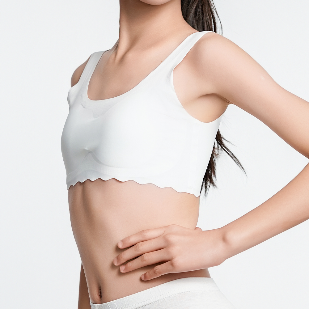 Teen Girls Seamless Wireless Breathable Sports Bra Crop Top Comfortable Training Activewear 1