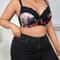 Elegant Floral Support Plus Size Push Up Lace Bra – Lift, Shape & Comfort