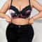Elegant Floral Support Plus Size Push Up Lace Bra – Lift, Shape & Comfort