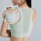 Plus Size Front Zip Breathable Sports Bra For Workout Yoga 0