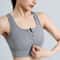 Plus Size Front Zip Breathable Sports Bra For Workout Yoga 1