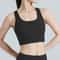 Plus Size Front Zip Breathable Sports Bra For Workout Yoga 2