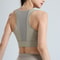 Plus Size Front Zip Breathable Sports Bra For Workout Yoga 7