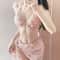 Elegant Womens Three Piece Swimwear Set Stylish Beach Vacation Bikini Cover Up 1