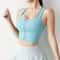Front Zip Fitness Sports Bra For Women Breathable Push Up Yoga Gym Top 4