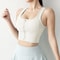 Front Zip Fitness Sports Bra For Women Breathable Push Up Yoga Gym Top 8