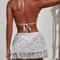 Womens Ruffled Halter Three Piece Bikini Set Stylish Beachwear Swimwear