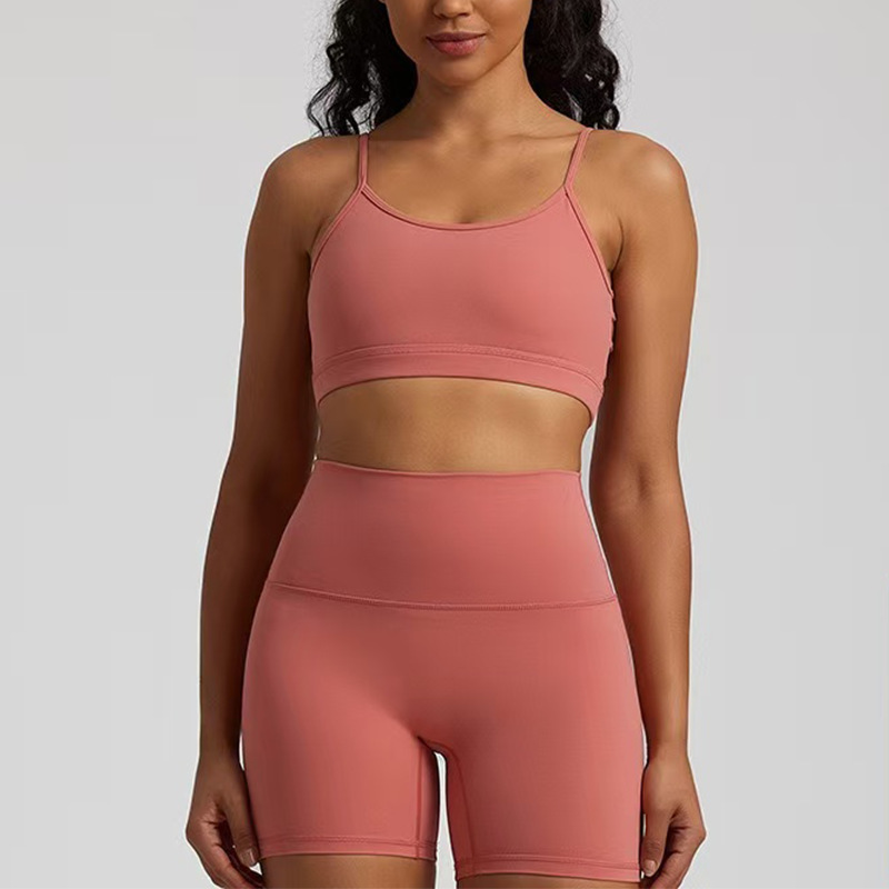 Women Backless Workout Top & Gym Yoga Sports Bra Activewear Vest