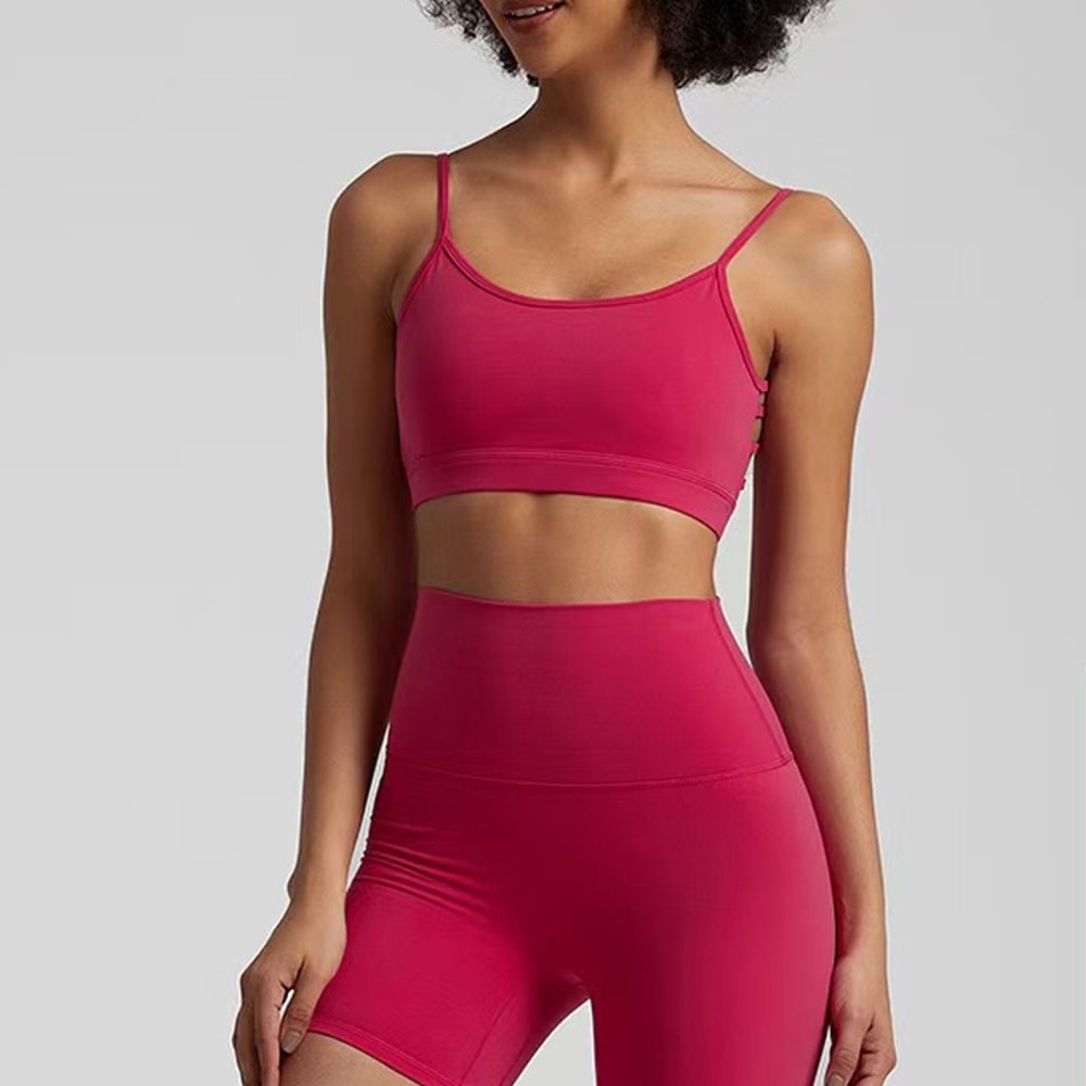 Women Backless Workout Top & Gym Yoga Sports Bra Activewear Vest