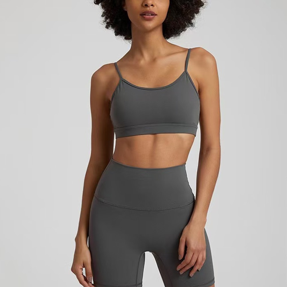 Women Backless Workout Top & Gym Yoga Sports Bra Activewear Vest