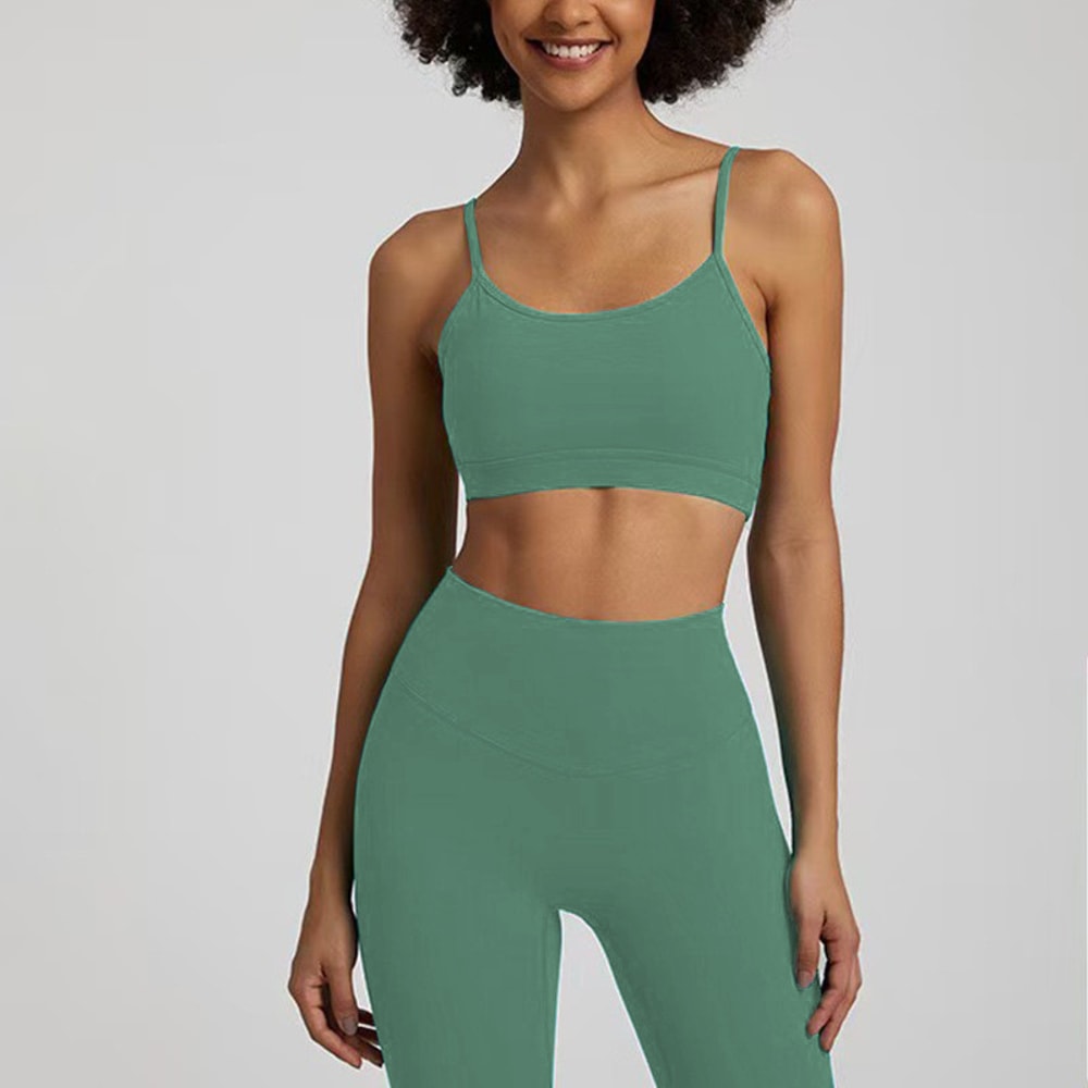 Women Backless Workout Top & Gym Yoga Sports Bra Activewear Vest
