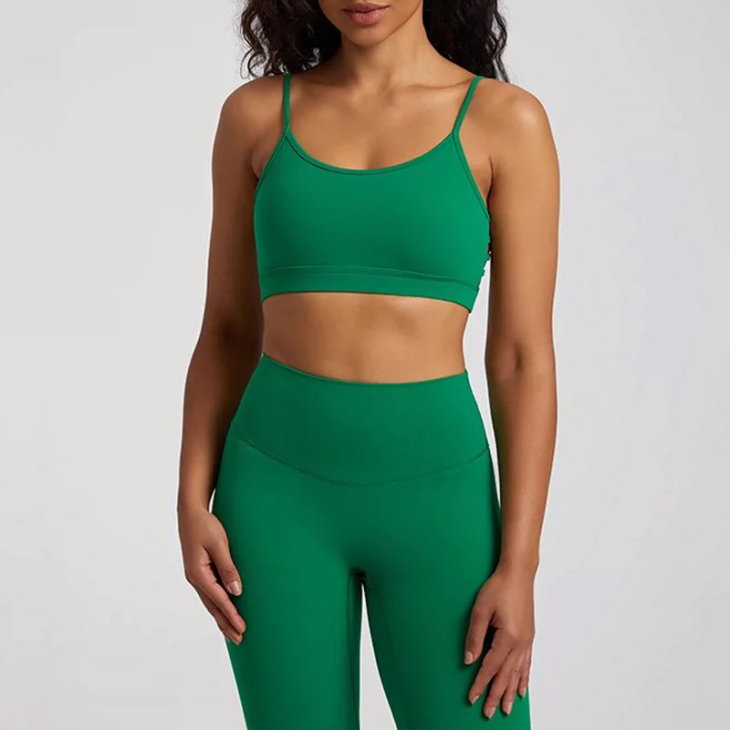 Women Backless Workout Top & Gym Yoga Sports Bra Activewear Vest