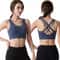 Customizable Breathable Women Sports Bra Push Up Hollow Push Up Crop Top Fitness Running Bra