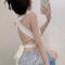 Stylish Women Sexy Backless Crop Tank Top Summer Club Wear Fit 2